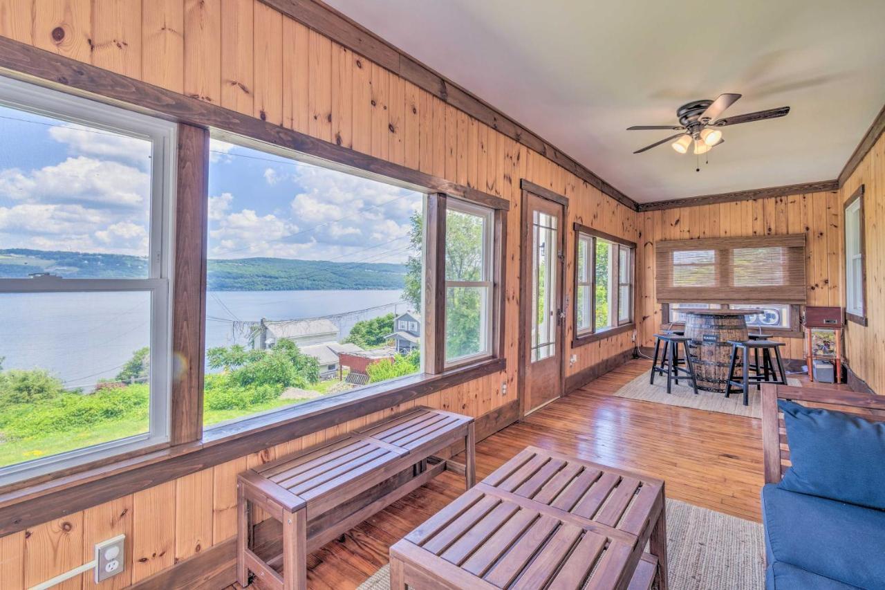 Watkins Glen Lakeview Cottage With Waterfall! 外观 照片